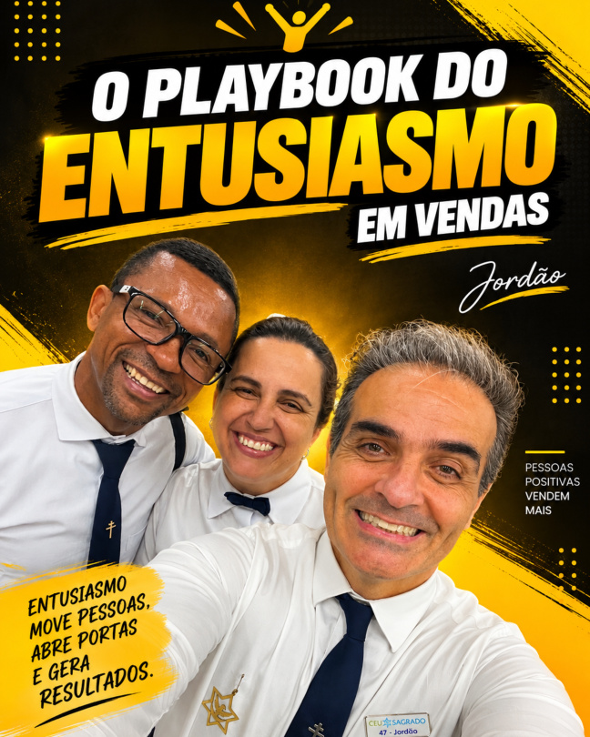 Capa do Playbook Entusiasmo em vendas